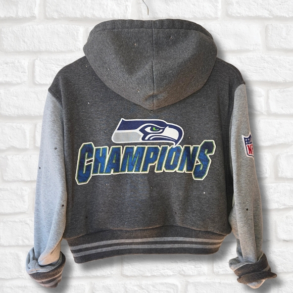 Seahawks Champions Gray Sweatshirt